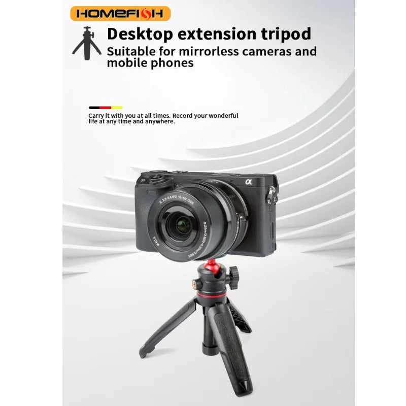 Portable Phone & Camera Tripod – Adjustable Stand for Live Streaming & Video