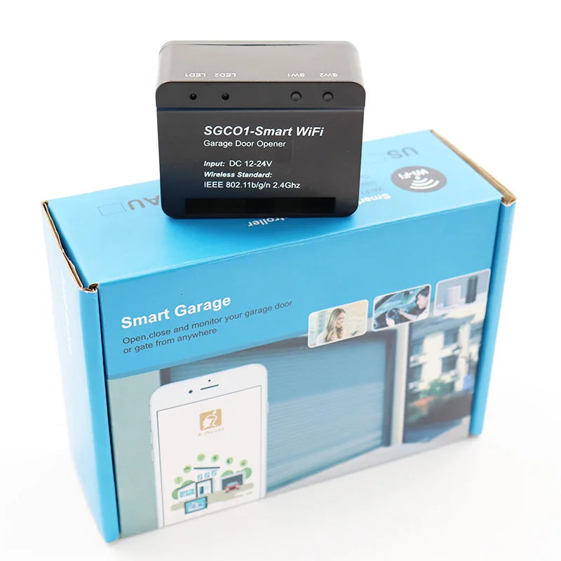 Smart WIFI Garage Door Opener Controller - Remote App Control