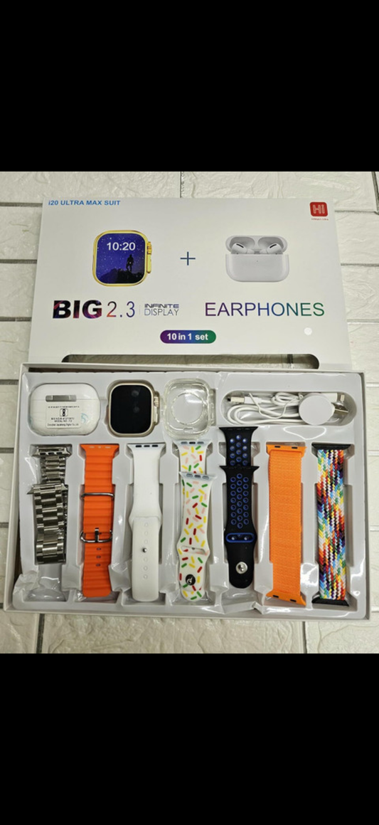 H20 Smart Watch + Earbuds Set