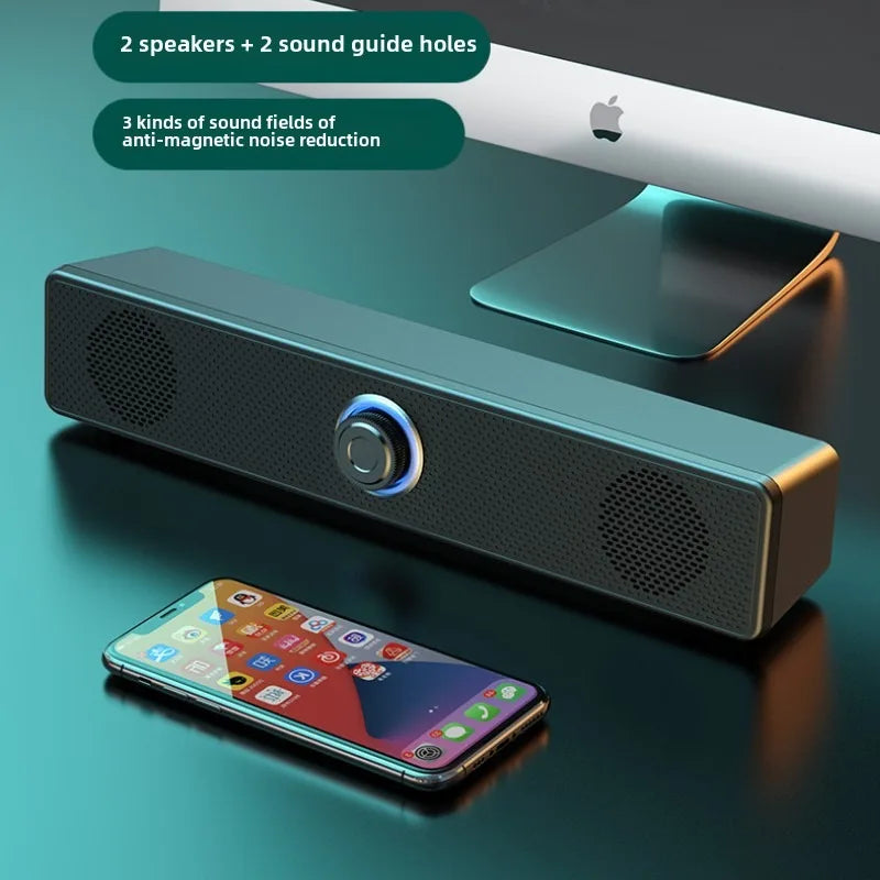 Wireless Bluetooth Soundbar Speaker for Laptop & Phone