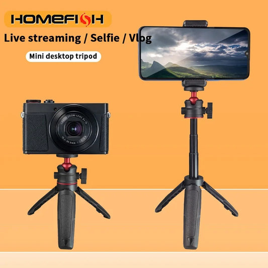 Portable Phone & Camera Tripod – Adjustable Stand for Live Streaming & Video
