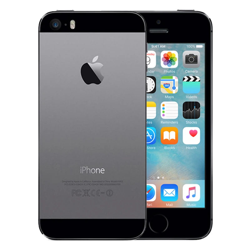 Apple iPhone 5s – 16GB/32GB/64GB (Unlocked, Fingerprint, Compact Size)