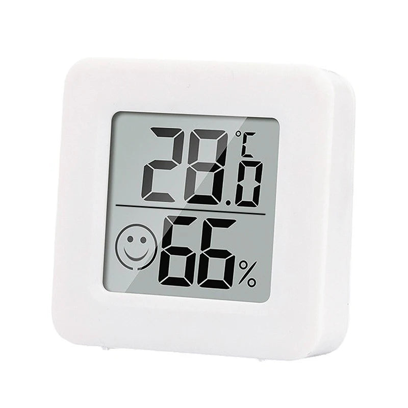 Smart LCD Alarm Clock – Digital Weather, Temperature & Humidity Display