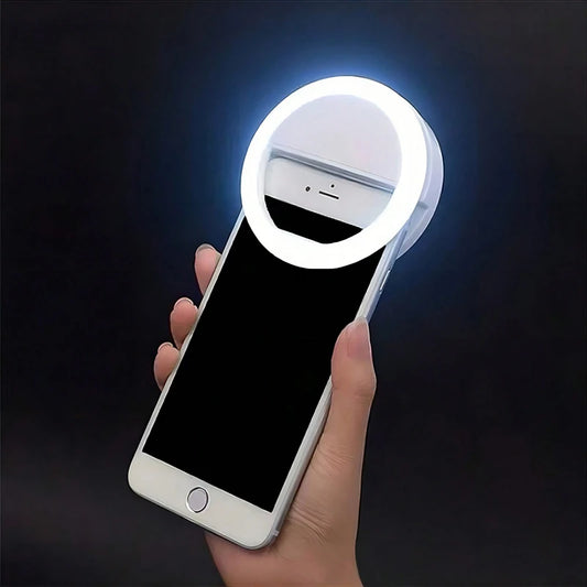 Rechargeable LED Selfie Ring Light for Phones