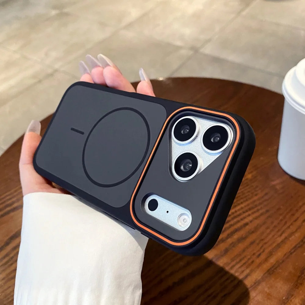 MagSafe Matte iPhone Case – Shockproof Magnetic Cover (iPhone 11–17 Pro Max)