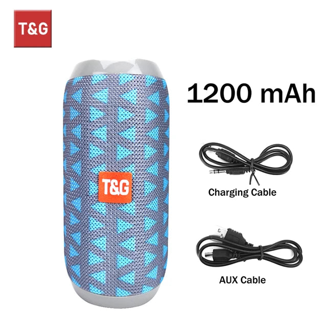 T&G TG117 Portable Bluetooth Speaker – Waterproof Bass Sound