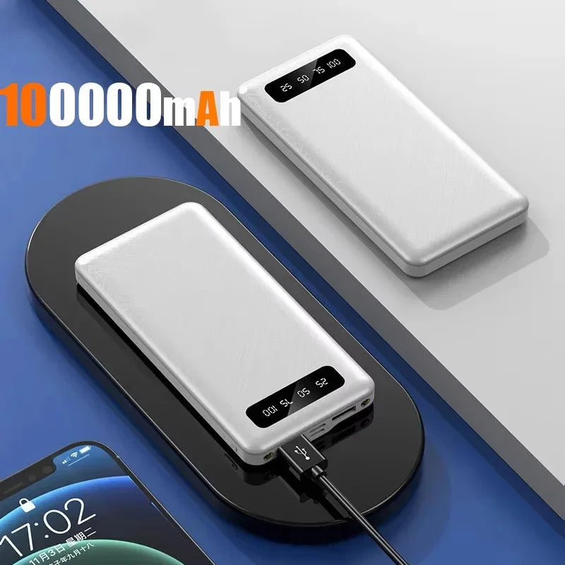 Ultra Fast 50000mAh Power Bank – LED Display & 120W Charging