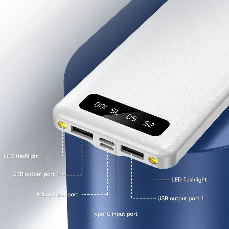 Ultra Fast 50000mAh Power Bank – LED Display & 120W Charging