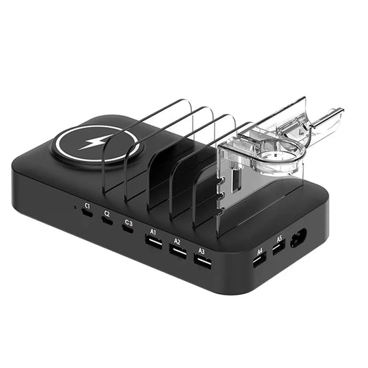 9-in-1 Fast Wireless Charging Station for iPhone, Apple Watch & AirPods