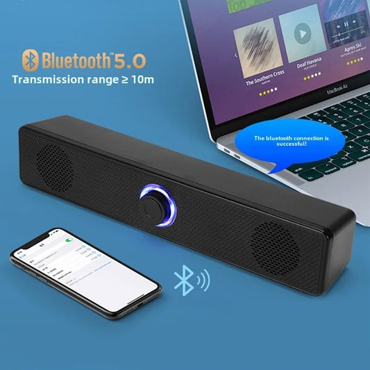 Wireless Bluetooth Soundbar Speaker for Laptop & Phone