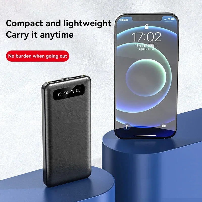Ultra Fast 50000mAh Power Bank – LED Display & 120W Charging