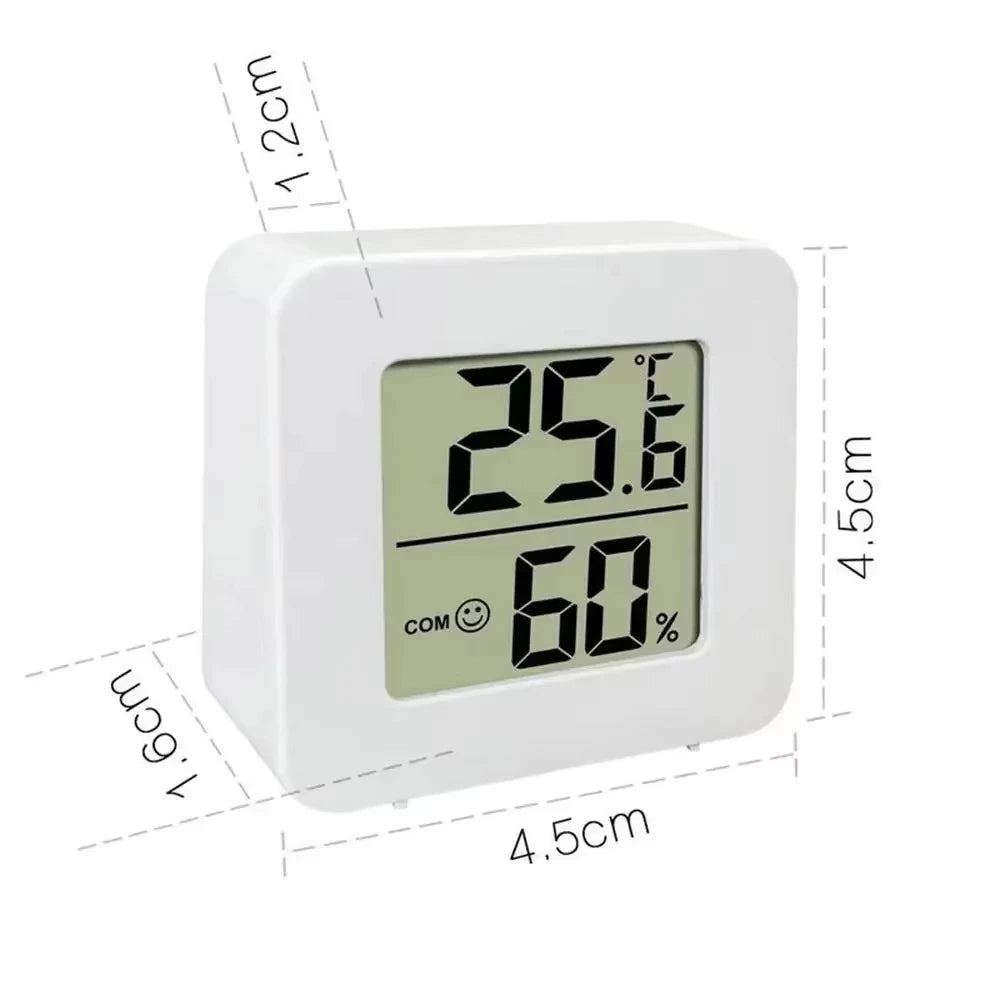 Smart LCD Alarm Clock – Digital Weather, Temperature & Humidity Display