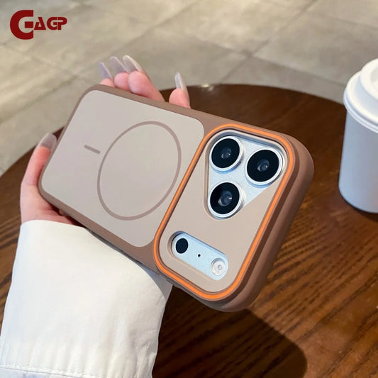 MagSafe Matte iPhone Case – Shockproof Magnetic Cover (iPhone 11–17 Pro Max)